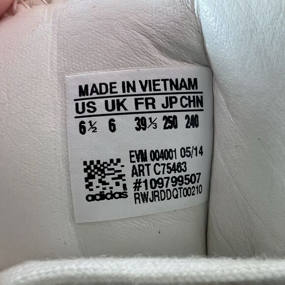 Adidas Originals C-10 Mid White Lace Up Basketball Shoes Sneakers Men's Size 6.5 - Picture 8 of 8